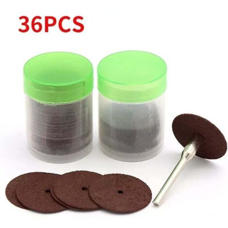 Discos de corte para mini taladros - 36 piezas para herramientas rotativas Dremel - Accesorios de corte