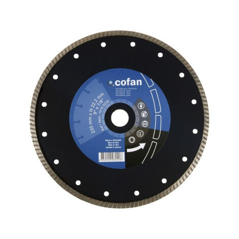 Discos de Diamante "Extrafino" especial material porcelánico                                                          115x22.2 mm H-7mm