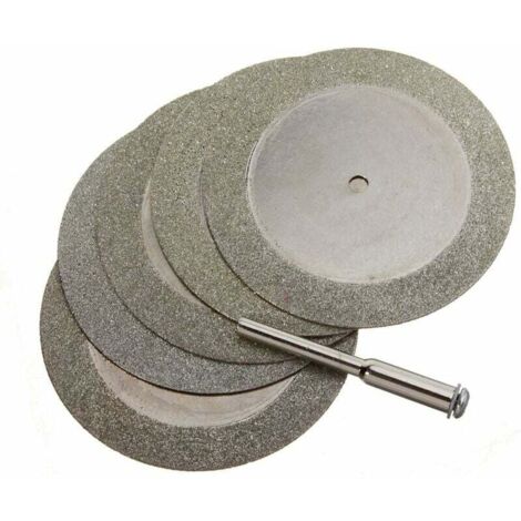 Discos de diamante galvanizados, discos de vidrio jade, 50 mm, diez piezas + 2 soportes