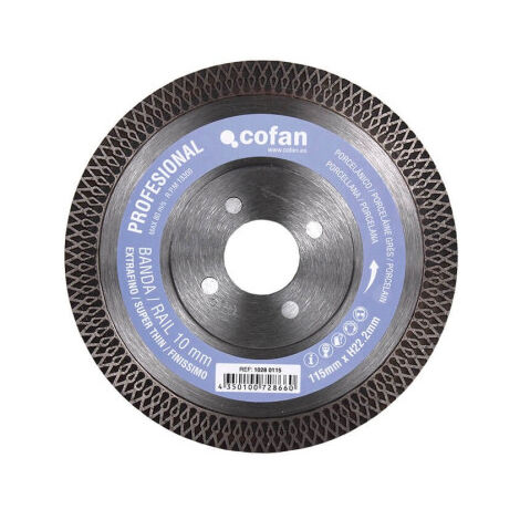 Discos de Diamante Porcelánico Reforzado                                                          115 mm