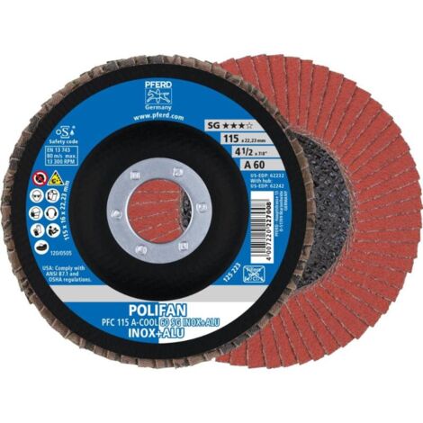 Discos de láminas domo 115mm A 60 SG -COOL Pferd