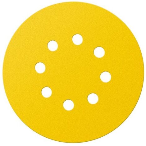 Discos de lijado de grafito 225 mm K120 - 5 piezas, para lijadoras de brazo