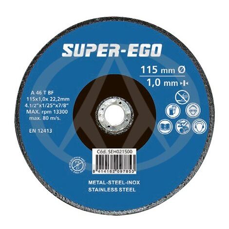 Discos de metal-inox SUPER-CUT - SUPER EGO