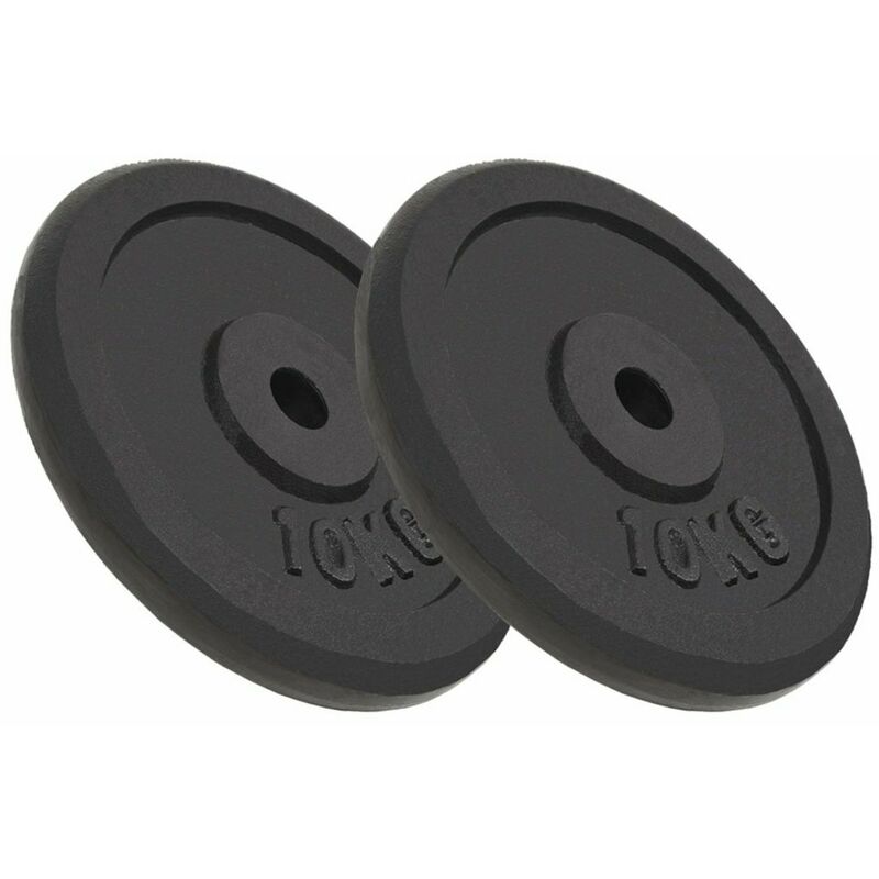 

Discos de pesas de hierro fundido 2 unidades 2x10 kg