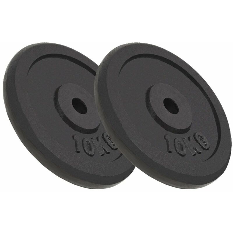 

Discos de pesas de hierro fundido 2 unidades 2x10 kg