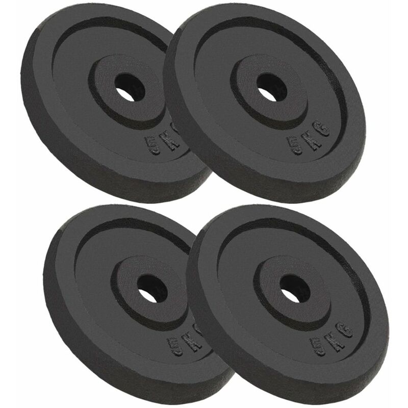 

Discos de pesas de hierro fundido 4 unidades 4x5 kg