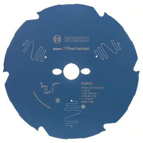 Discos De Sierra Circular Para Cemento: 254X30X6D - Bosch