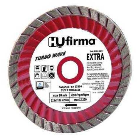 Discos Diamantados Turbo Ø mm.115