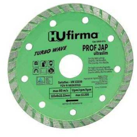 Discos Diamantados Turbo Ø mm.115