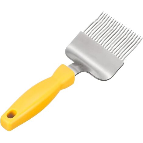 discovery fork stainless steel beekeeping equipment accessories discovery fork discovery fork beekeeping fork tool with plastic handle yellow
