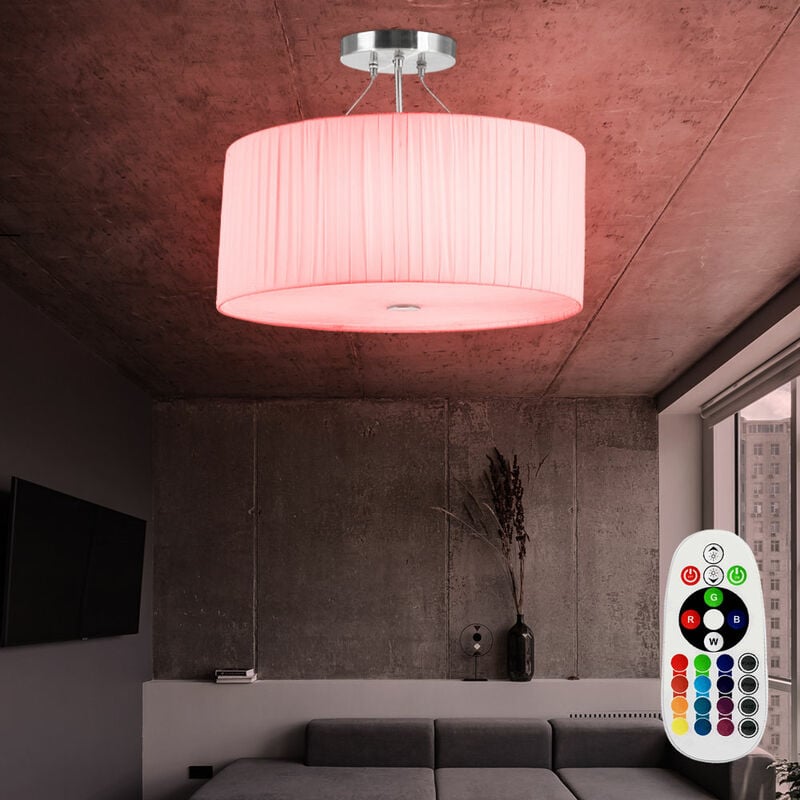 

Diseño de luz de techo de 21 vatios, control remoto colorido y regulable en un conjunto que incluye bombillas LED RGB