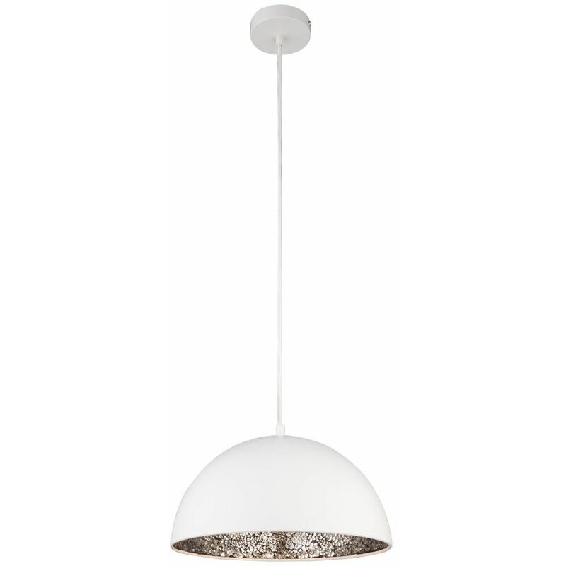 

Lámpara colgante de diseño mosaico colgante luz plata iluminación cocina Globo 15166W