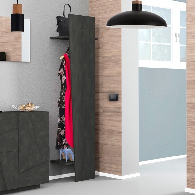 

Diseño de sala de entrada de armario abierto de suspensión gris Ping Hang Bronx