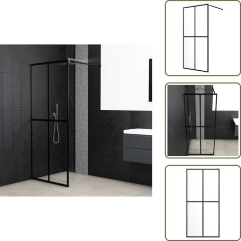 Diseño industrial - vidaXL Mampara de ducha vidrio templado transparente 90x195 cm - Mampara de ducha transparente