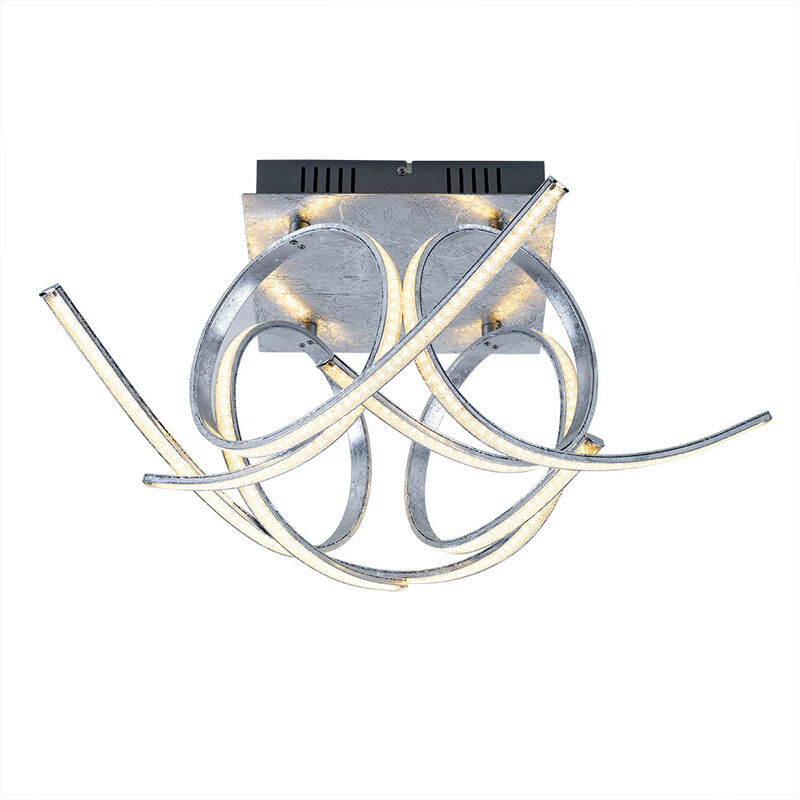

Globo - Foco de techo de diseño LED luz efecto cristal curvo DIMMER lámpara de salón 67089S