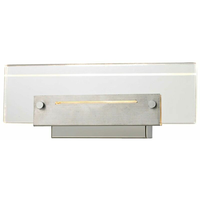 

Diseño SMD LED aplique de pared living dormitorio iluminación cromo plata ESTO 745020