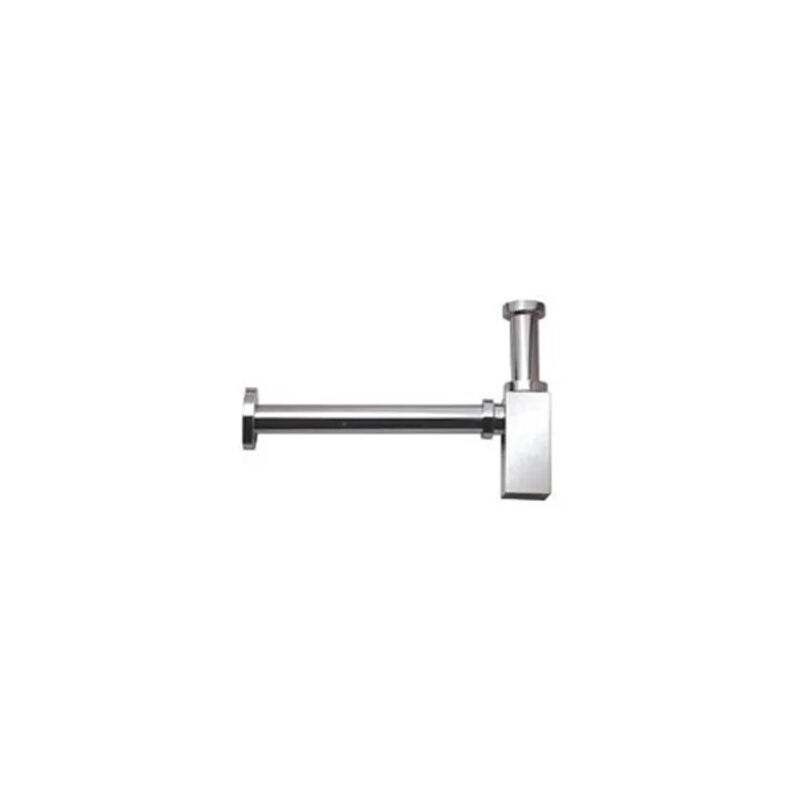 

Sifón cuadrado de diseño para lavabo, latón cromado