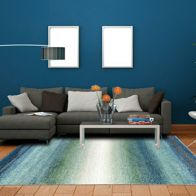 

diseño moderno alfombra 60x110 cm rectangular gris BRADO entrada adecuado para calefacción por suelo radiante - Gris