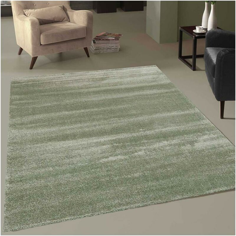 

diseño moderno alfombra 60x110 cm rectangular TOPAL LUJO entrada Verde adecuado para calefacción por suelo radiante - Vert