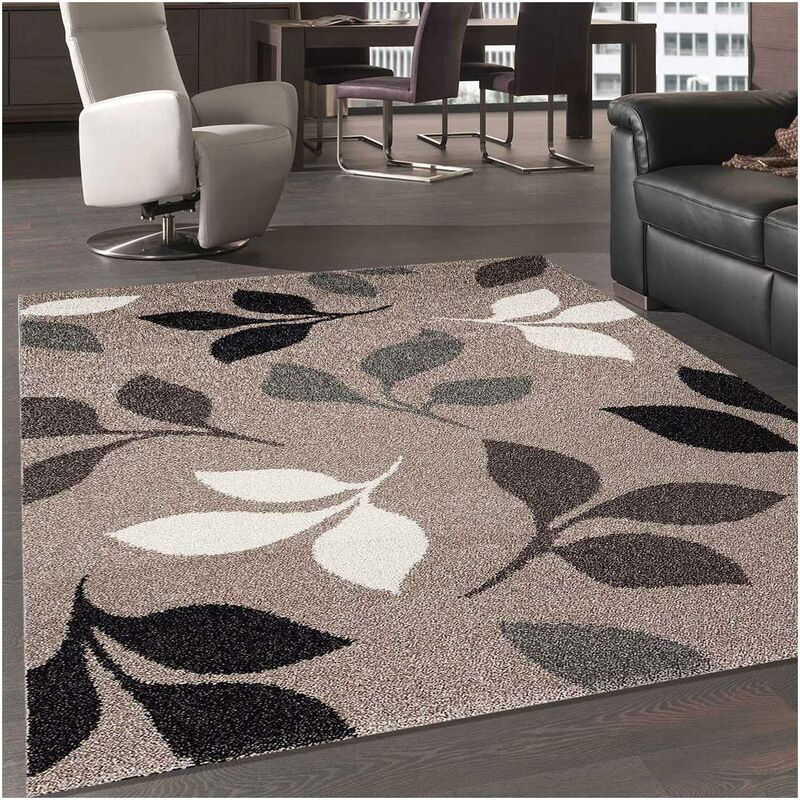 

diseño moderno alfombra 60x115 cm rectangular árbol de la flor beige entrada adecuado para calefacción por suelo radiante - Autre