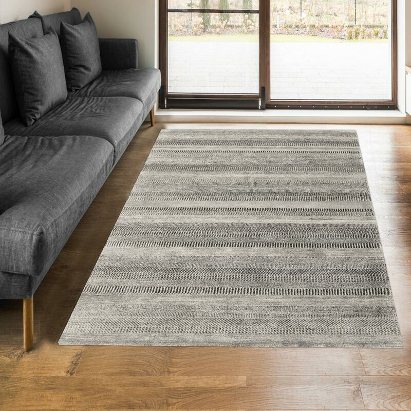 

diseño moderno alfombra 80x150 cm Rectangular Beige Unifón entrada adecuado para calefacción por suelo radiante - Beige