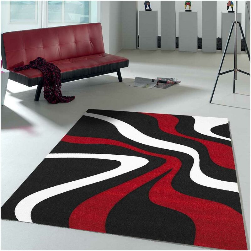 

Diseño de alfombras y moderno polipropileno rojo - Rouge