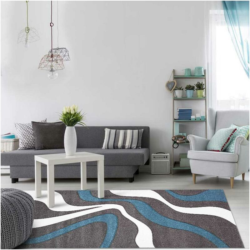 

Dezenco - Diseño de alfombras y moderno polipropileno rojo - Bleu