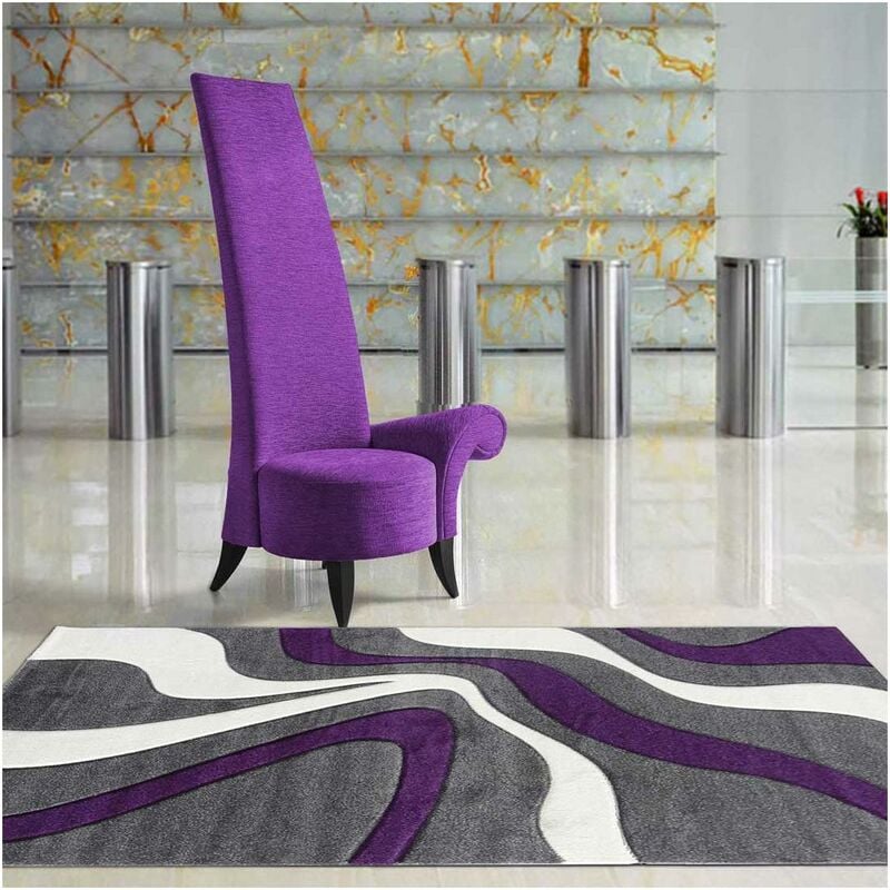 

Dezenco - Diseño de alfombras y moderno polipropileno rojo - Violet