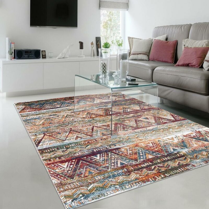 

Superficie del estilo del estilo de la alfombra del este de poliéster multicolor - Multicolore