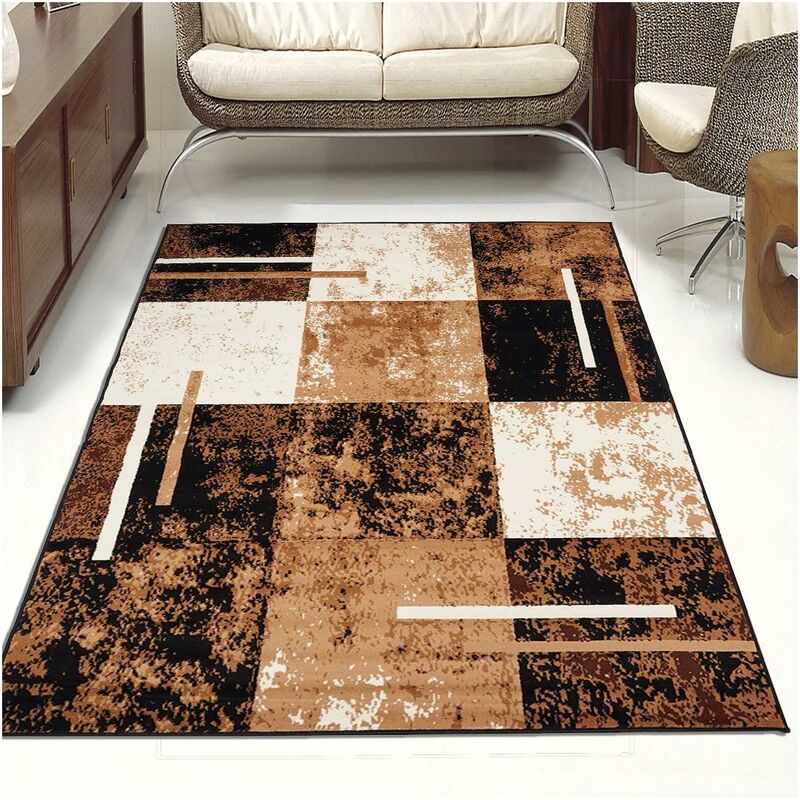 

diseño moderno de la manta 80x150 cm rectangular AF Florida 2 habitaciones Brown adecuados para calefacción por suelo radiante - Marron
