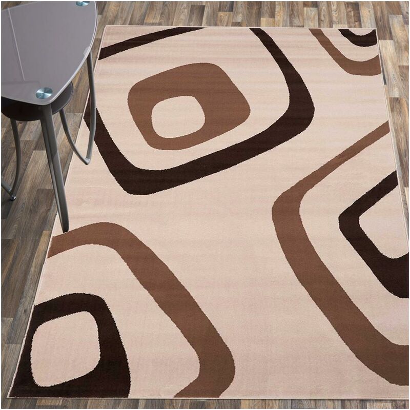 

diseño moderno de la manta 80x150 cm rectangular AF SEPTOC Beige de habitaciones adecuadas para calefacción por suelo radiante - Beige