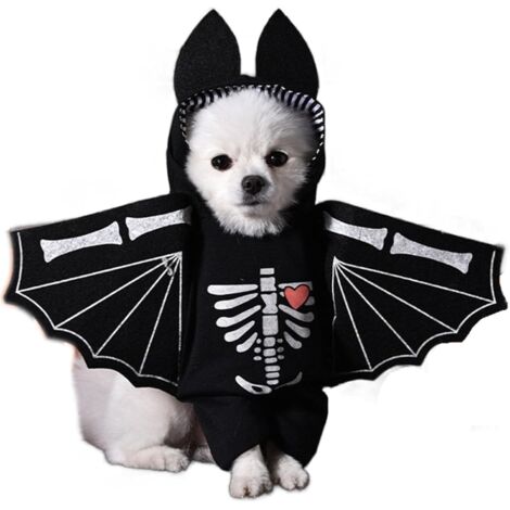 Disfraz de Halloween para perro, disfraz de cosplay, ropa de fiesta para perros medianos (L)