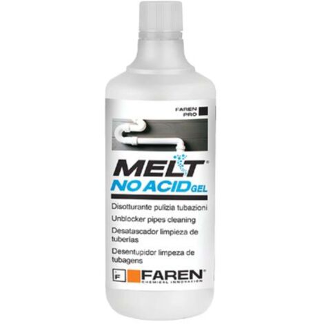 DISGORGANTE MELT NO ACID GEL FAREN - LT 1 - 12 pezzi