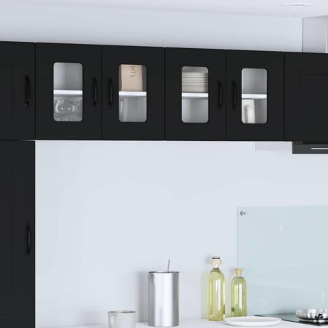 Dishwasher Panel Kalmar Black 60 x 31 x 40 cm Engineered Wood vidaXL
