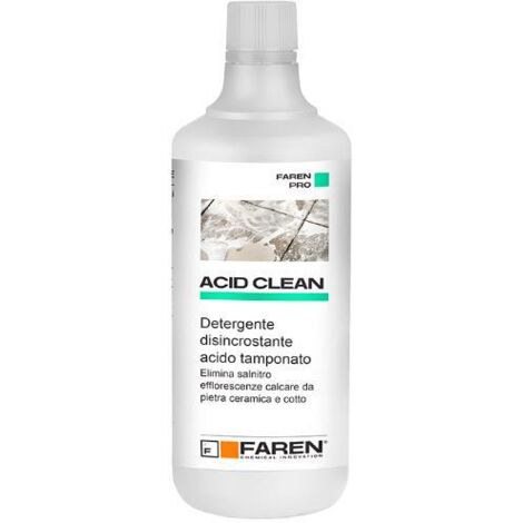 DISINCROSTANTE ACIDO TAMPONATO """FAREN ACID CLEAN""" 1LT