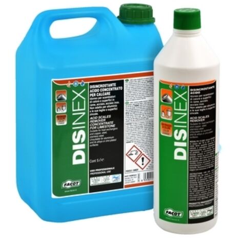 DISINCROSTANTE FORTE ACCIAIO E RAME DISINEX- 5 lt- FACOT- pezzi 1