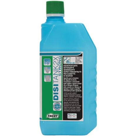 Disincrostante igienizzante in flacone super concentrato per cassette wc facot disitank 2x strong distk2x0500