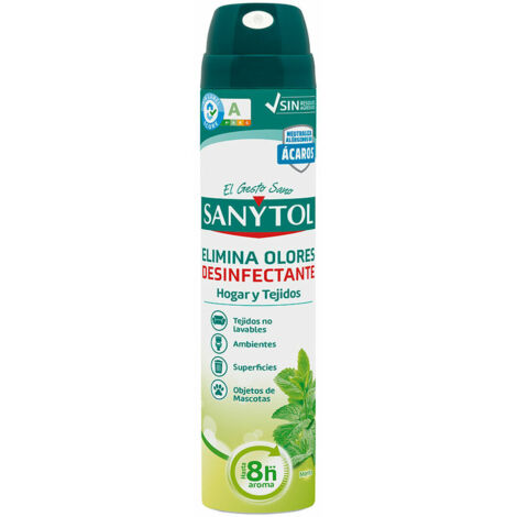 Disinfettante al profumo di menta che elimina gli odori