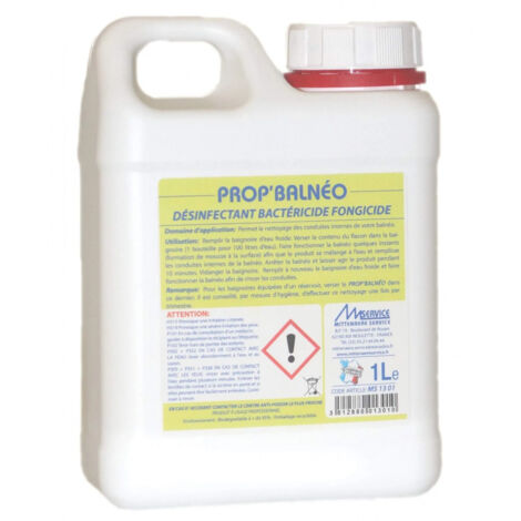 Disinfettante, battericida e fungicida per vasche idromassaggio