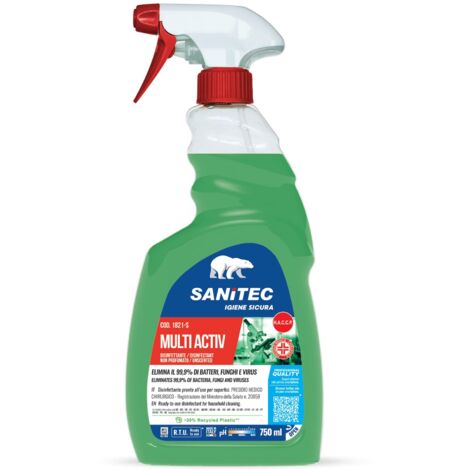 disinfettante pronto all'uso "multi activ" - 750 ml.