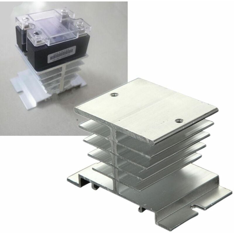 

Fotek - Disipador calor de aluminio para Rele estado solido SSR de 10~40A