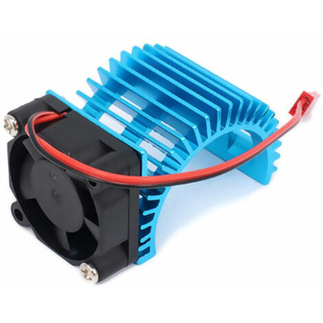 Disipador de calor del ventilador de refrigeración del motor 540/550 para coche eléctrico RC 1/10, BR-Life (azul)