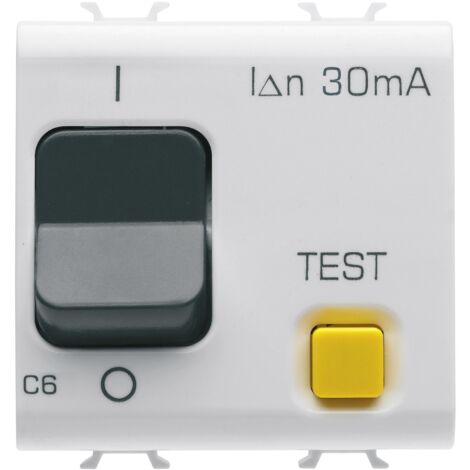 DISJ. DIFF. 1P+N C6 30mA 230V CA 3KA BE GEWISS GW15483