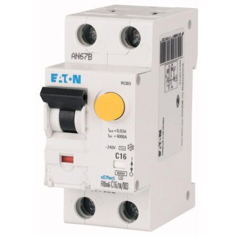 Disj. diff. 2A 300mA Courbe D 1p+N Type A 000177980 EATON FRBM6 D2/1N/03 A