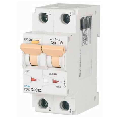 Disj. diff. 2X13A 30mA type AC/ cbe C 000111624 EATON PKPM2-13/2/C/003