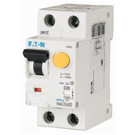 Disj. diff. FRBmM 100mA cbe C 1P+N Type AC,2A 000170672 EATON FRBMM C2/1N/01