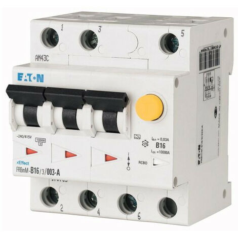 Disj. diff. FRBmM 30mA cbe D 3P Type A,6A 000170774 EATON FRBMM D6/3/003 A