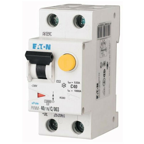 Disj. diff. PKNM 1P+N -40A 300mA/cbe C/A 000236340 EATON PKNM-40/1N/C/03-A-MW