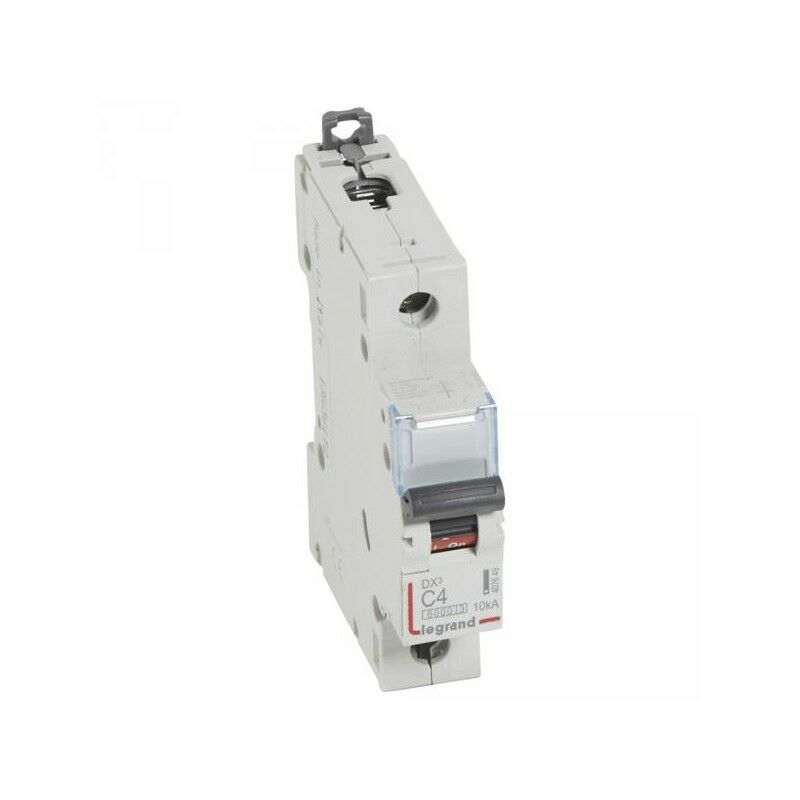 407649 Disjoncteur dx≥ 6000 - vis/vis - 1P 230/400V 4A 10kA - courbe c - protect départ - Legrand