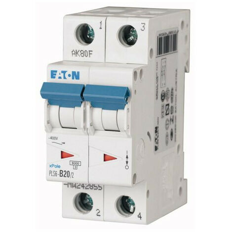 Disj. PLS 2X20A 6kA (EN 60898) cbe C 000242881 EATON PLS6-C20/2-MW